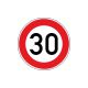 Verkeersbrd.274-30 Rond 600mm 30 km/h