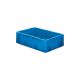 Transport-Stapelkasten B600xT400xH175 mm blau Auflast 700kg ohne Griffloch