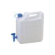 Wasserkanister 12 l HD-PE natur B333,5xT160xH331,5 mm mit Ablasshahn