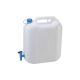 Wasserkanister 22 l HD-PE natur B415xT190xH440 mm mit Ablasshahn