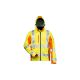 Signaaljack JIM, softshell, Mt. 3XL, geel/oranje