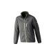 Gebreide Jack, Softshell, Maat S, donkergrijs-lime, FORTIS