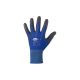 Fijngebreide handsch. Lintao PU, blauw, mt. 10