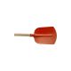 Hollander schop, rood Gr. 2 met steel, import