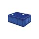 Stapelbare transportbak 800x600x320 mm blauw