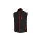 FORTIS Heren Vest 24, zwart/rood, Maat M