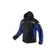 Winterjacke, Softshell, Gr. L, schw./kbl.blau