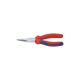 Radiotang verchroomd met meercomponentengrepen 160mm KNIPEX