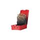 Spiraalborenset 1-13mm x0,5+KL A002 in doos 118G type N 4xD 29-delig Tin Tip A095206 Dormer