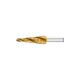 Getrapte boor HSS TiN 4-voudige spiraalgroef 4-12mm EXACT