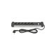 Tafelcontactdoos 6-voudig H05VV-F3G1,5 1,6m Aluminium FORTIS