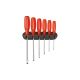 schroevendraaierset 6-delig gleuf in wandhouder Multicraft PB Swiss Tools