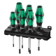 Wera 05028062001 367/6 TORX® schroevendraaierset Kraftform Plus + Rek, 6-delig