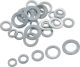 Türbandr set, Ø5x10x2- 11x18x2,Sta,b.verzinkt Inhalt: 30