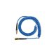 Spiraalslang PU blauw, koppeling en stekker NW7,2, 10x6,5mm, 10m RIEGLER