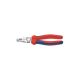 Combinatietang verchroomd met meercomponentengrepen 200mm KNIPEX
