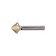 Verzinkboor ongelijke spoed HSS ZrN 90º 6,30mm 3-vlakkenschacht BECK