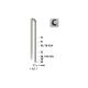Nieten met smalle rug C Typ 4/30mm 